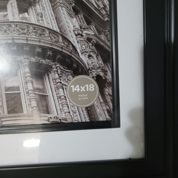 Better Homes and Gardens Beveled Black 14x18 Matted to 11x14 Frame - Picture 7 of 8